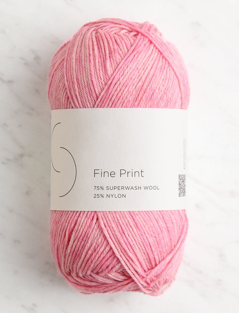 Fine Print, Snapdragon Pink