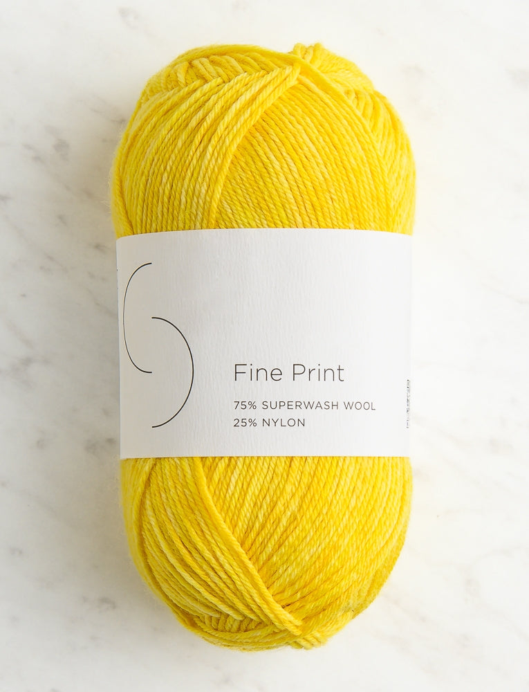 Fine Print, Sunflower Yellow