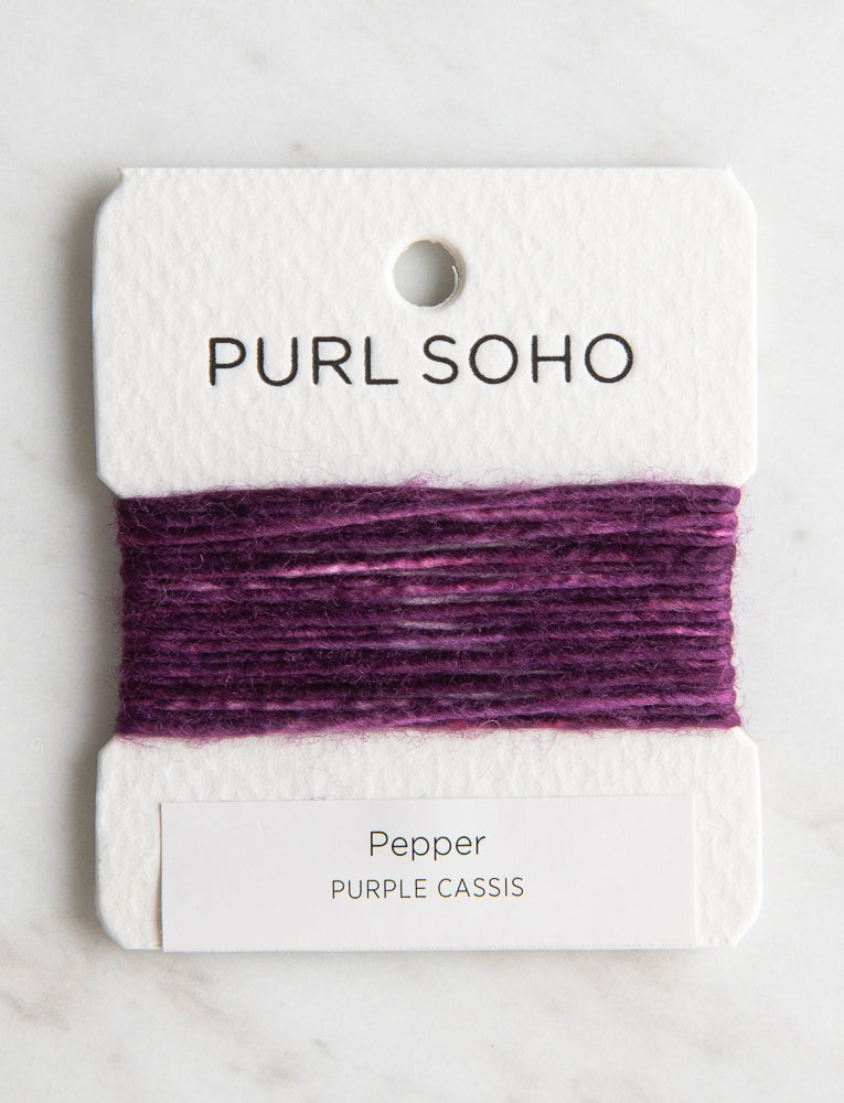 Pepper Color Cards, Purple Cassis