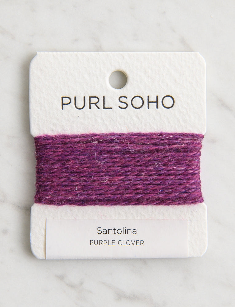 Santolina Color Cards, Purple Clover