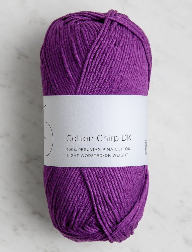 Cotton Chirp DK, 100-Gram Balls, Purple Crocus