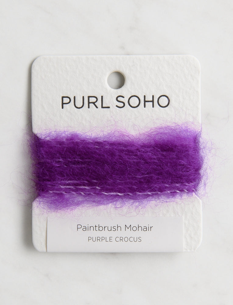 Paintbrush Mohair Color Cards, Purple Crocus