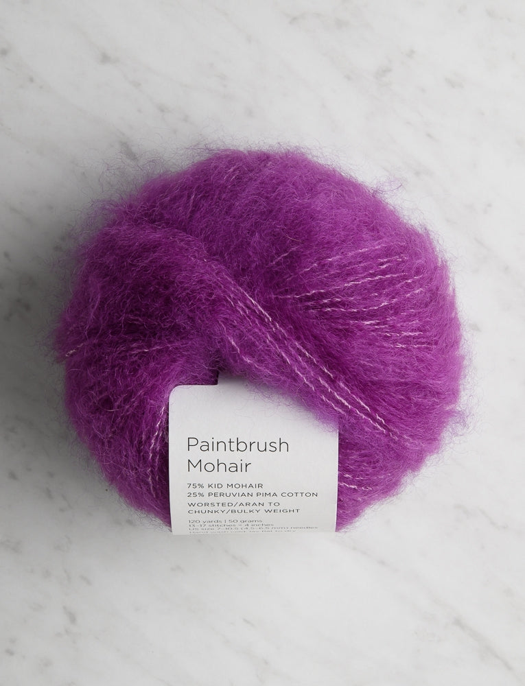 Paintbrush Mohair, Purple Crocus