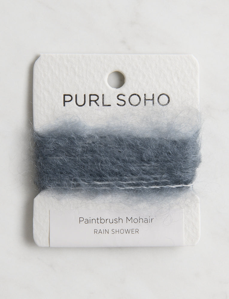 Paintbrush Mohair Color Cards, Rain Shower