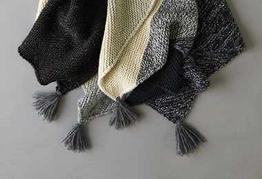 Rectangular Colorblock Bias Blanket In New Yarns + Colors