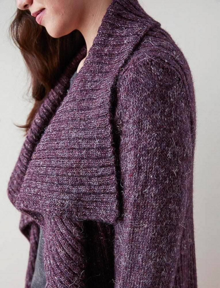 Ridgeline Wrap Cardigan Pattern Download