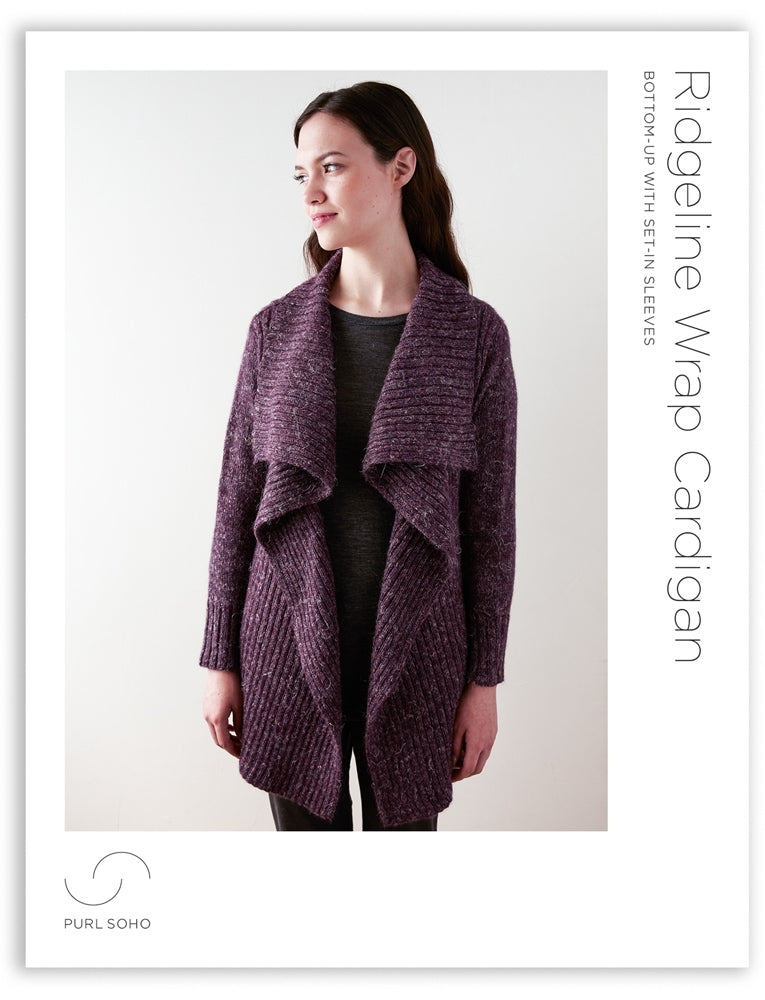 Ridgeline Wrap Cardigan Pattern Download