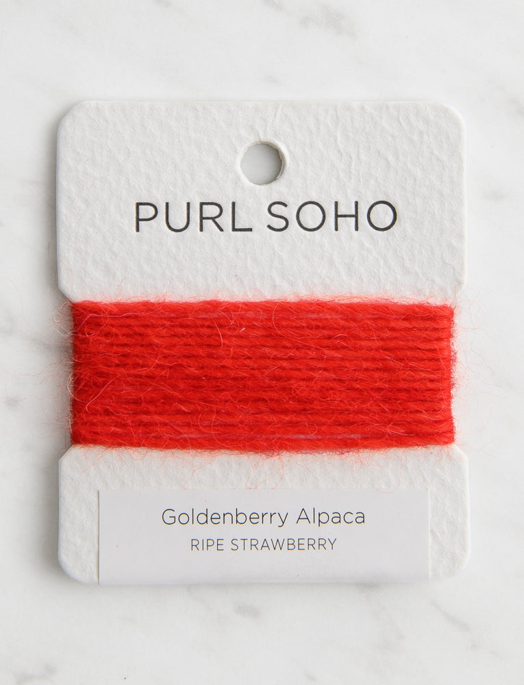 Goldenberry Alpaca Color Cards, Ripe Strawberry