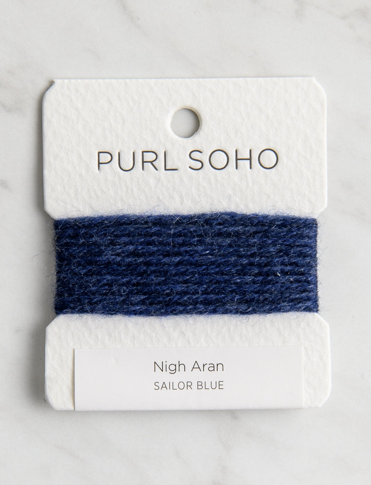 Nigh Aran Color Cards, Sailor Blue