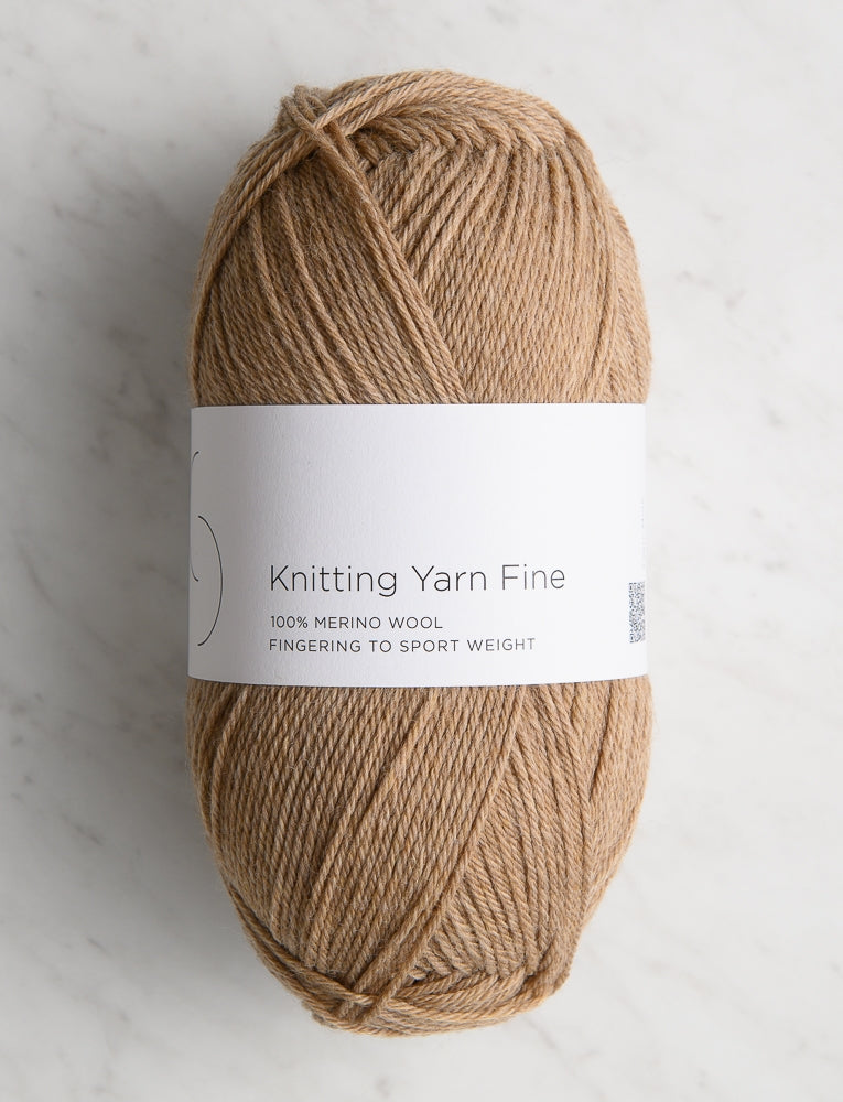 Knitting Yarn Fine, Sandpiper Brown
