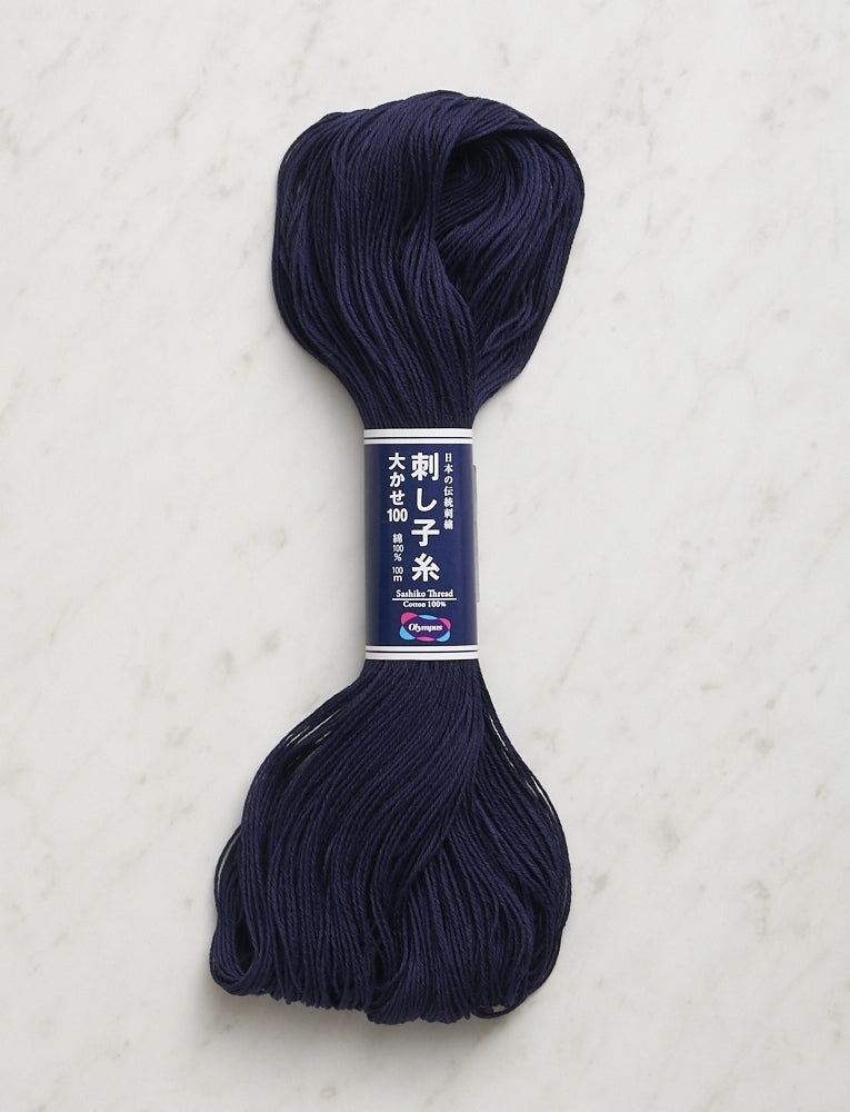 Sashiko Thread, Navy, 109-yards