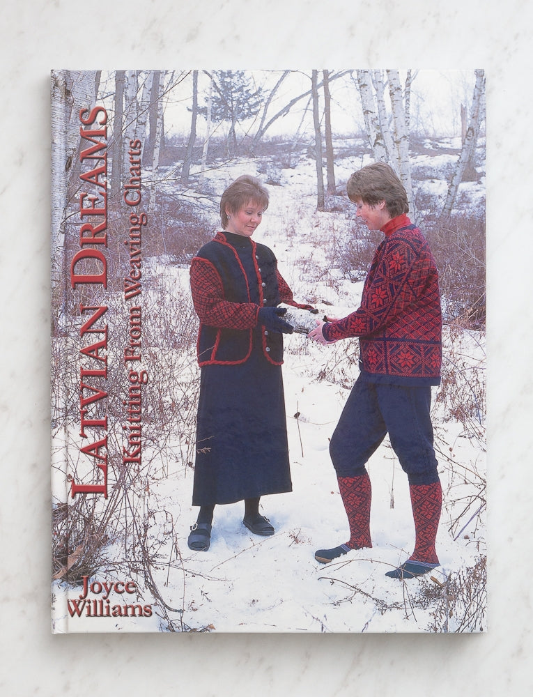 Latvian Dreams, Knitting from Weaving Charts