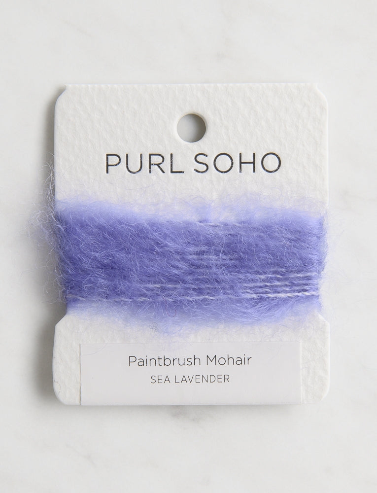 Paintbrush Mohair Color Cards, Sea Lavender