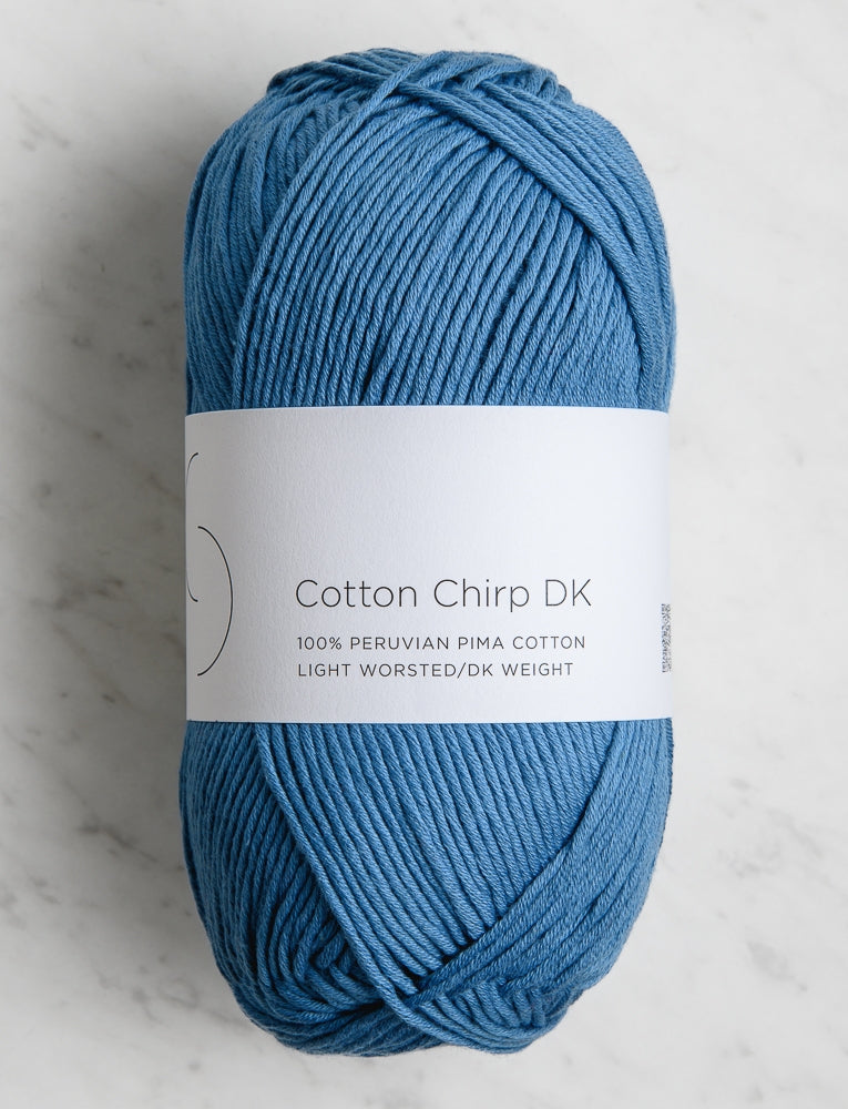 Cotton Chirp DK, 100-Gram Balls, Seven Seas Blue