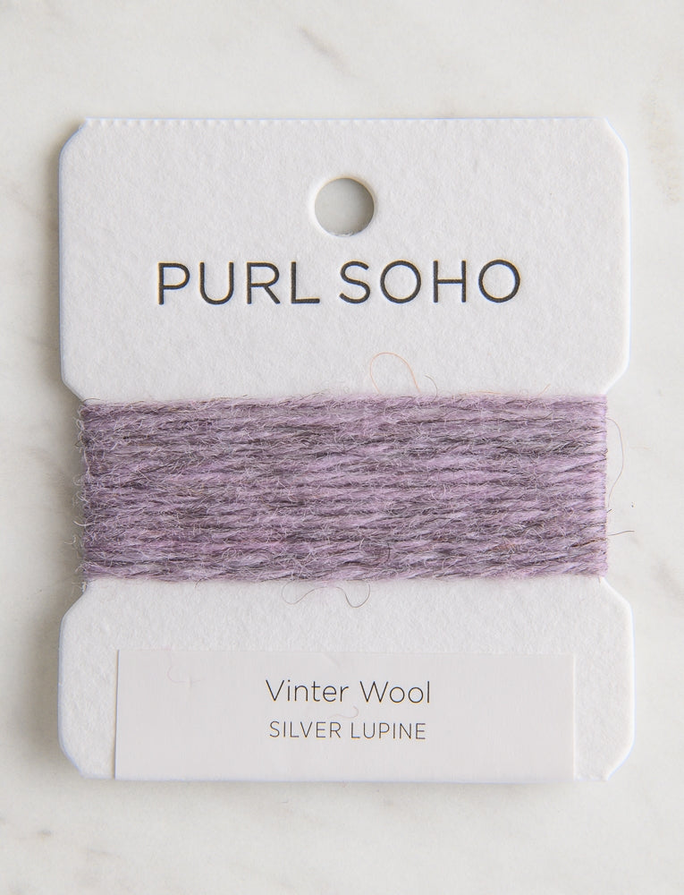 Vinter Wool Color Cards, Silver Lupine