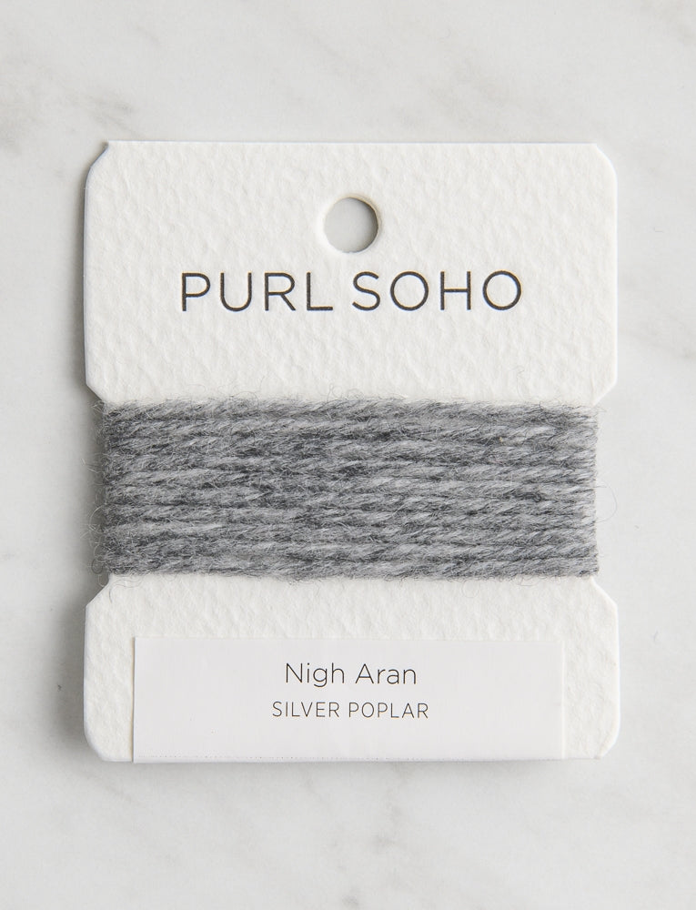 Nigh Aran Color Cards, Silver Poplar