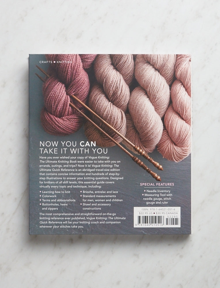 Vogue Knitting: The Ultimate Quick Reference
