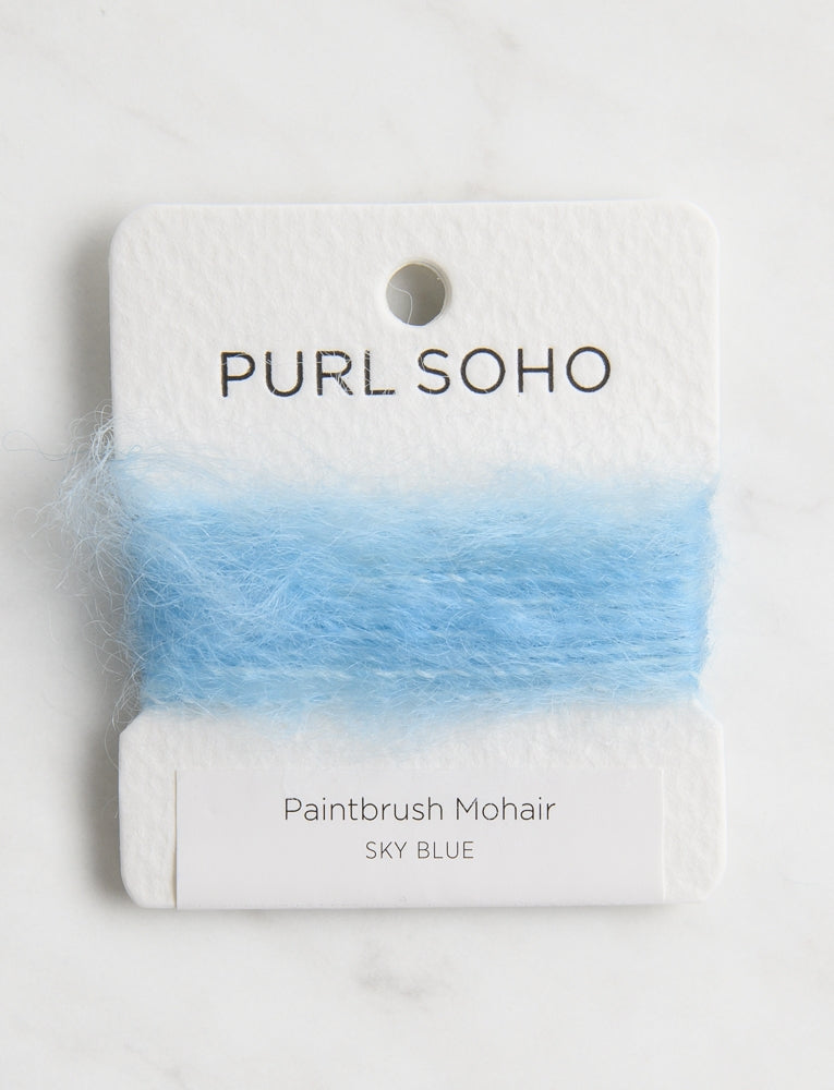 Paintbrush Mohair Color Cards, Sky Blue