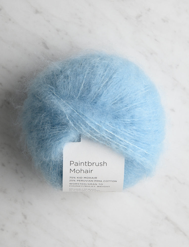Paintbrush Mohair, Sky Blue