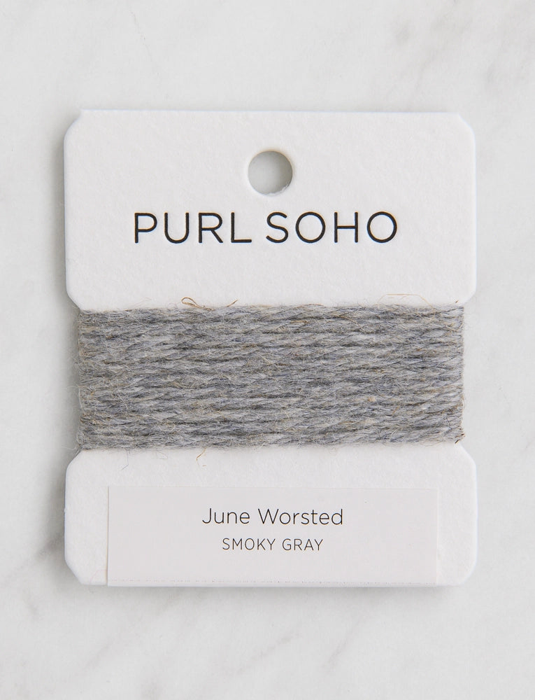 June Worsted Color Cards, Smoky Gray