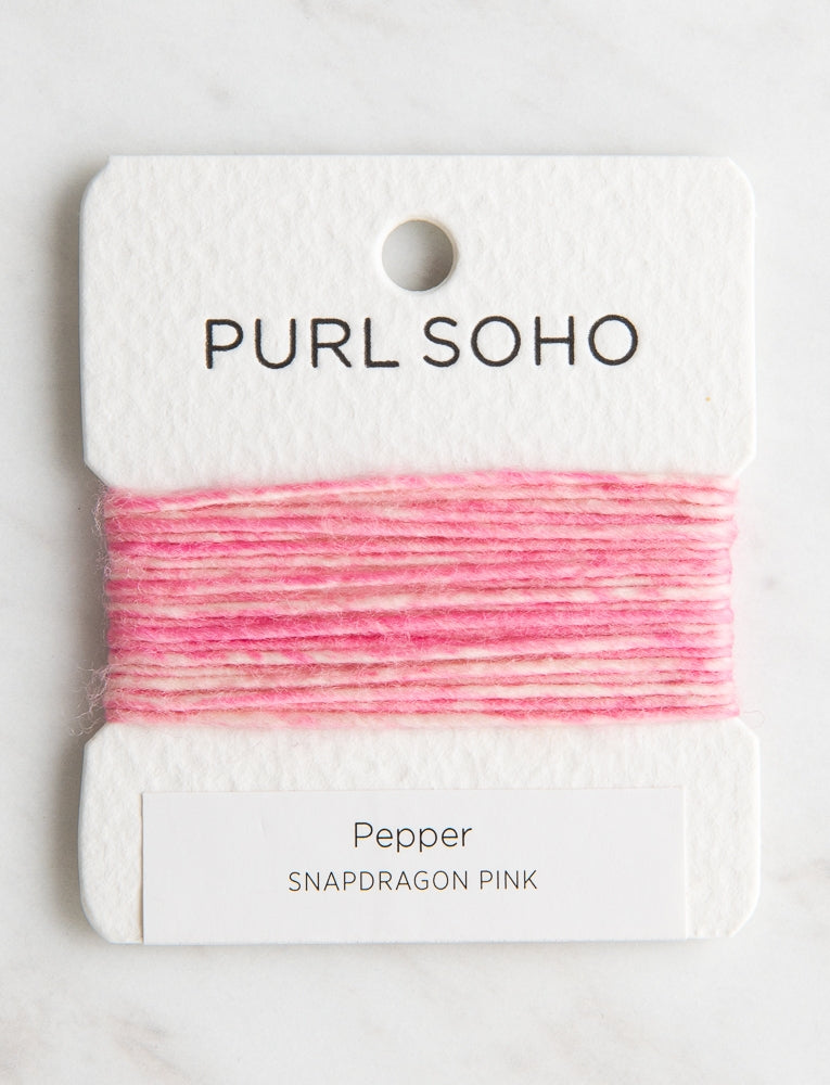 Pepper Color Cards, Snapdragon Pink