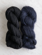 Line Weight + Tussock Bundle, Soft Black + Blue Black