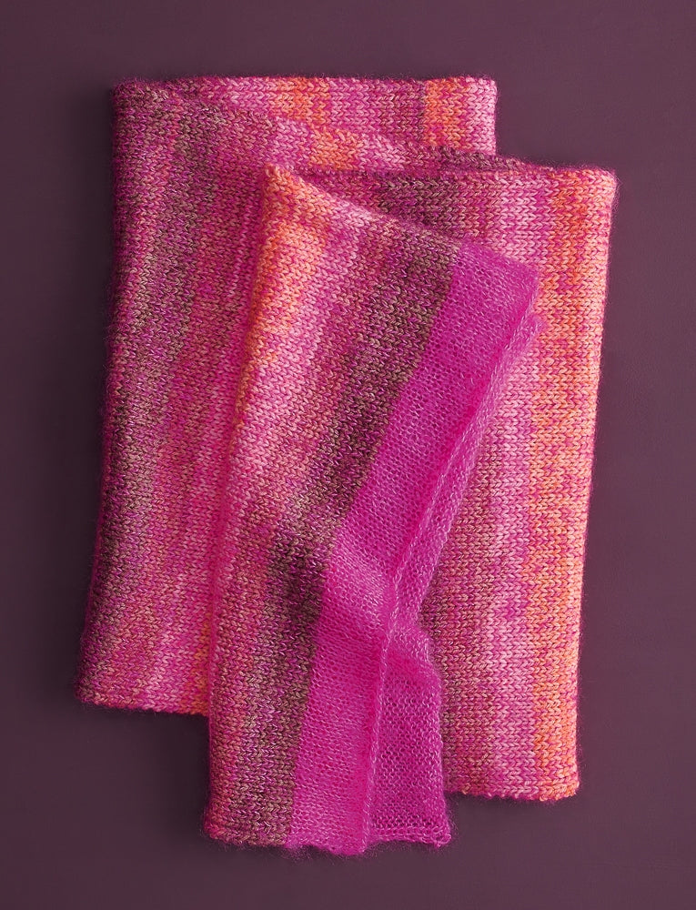 Pink Joy + Salt Water Taffy, Scarf