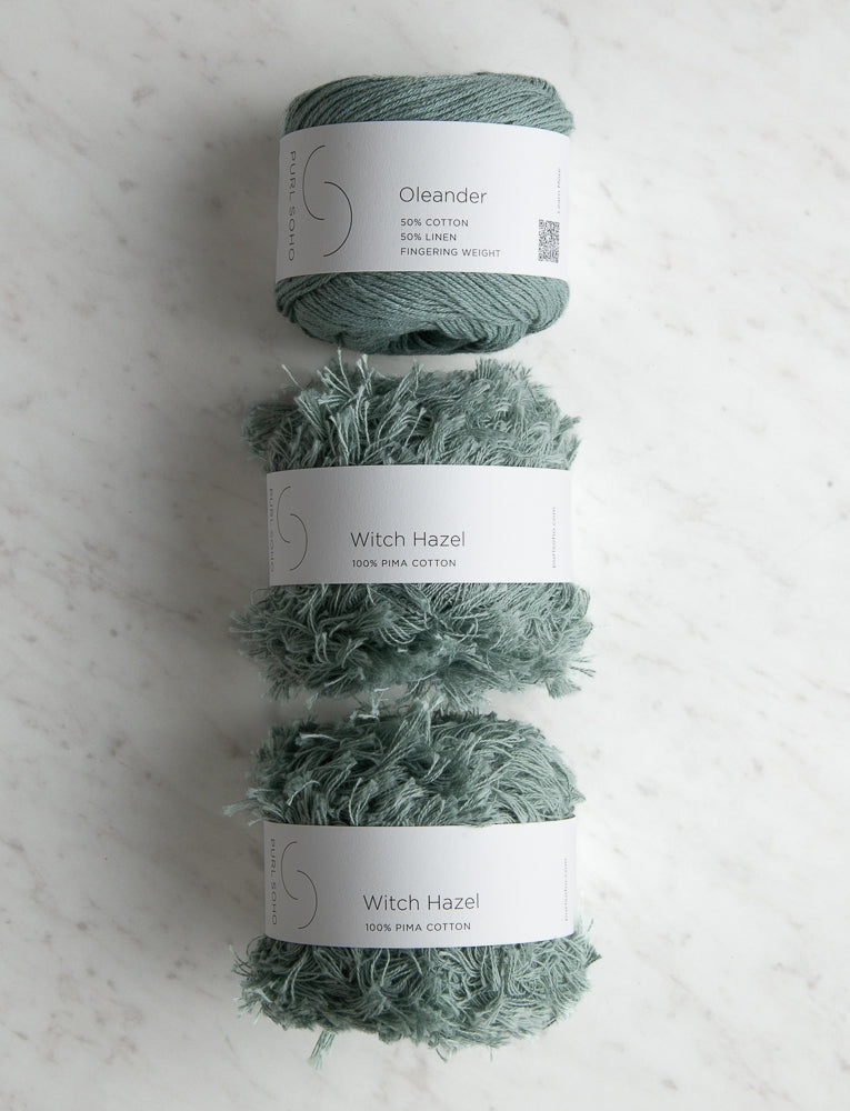 Little Nest Pouch Bundle, Soft Viridian + Pale Jade