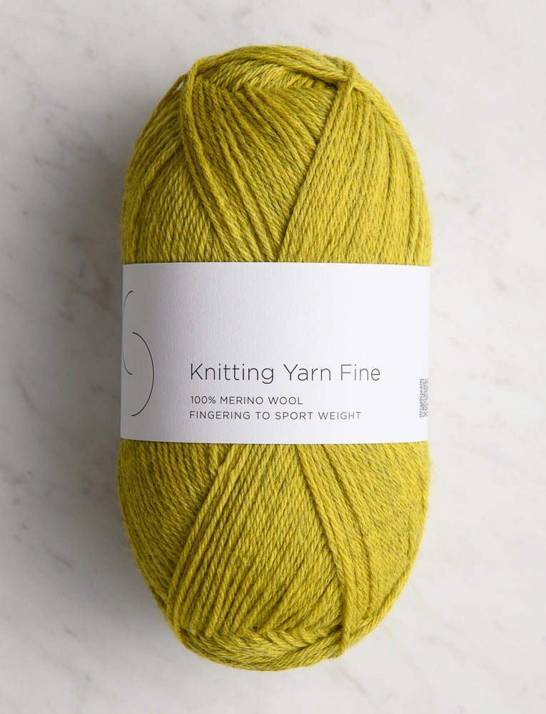 Knitting Yarn Fine, Sour Citron