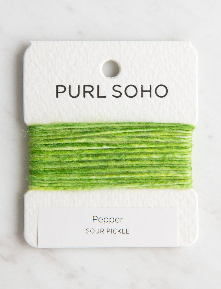 Pepper Color Cards, Sour Pickle