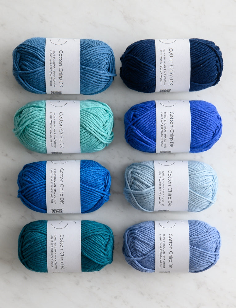 Knit + Purl Washcloth Kit, Splash