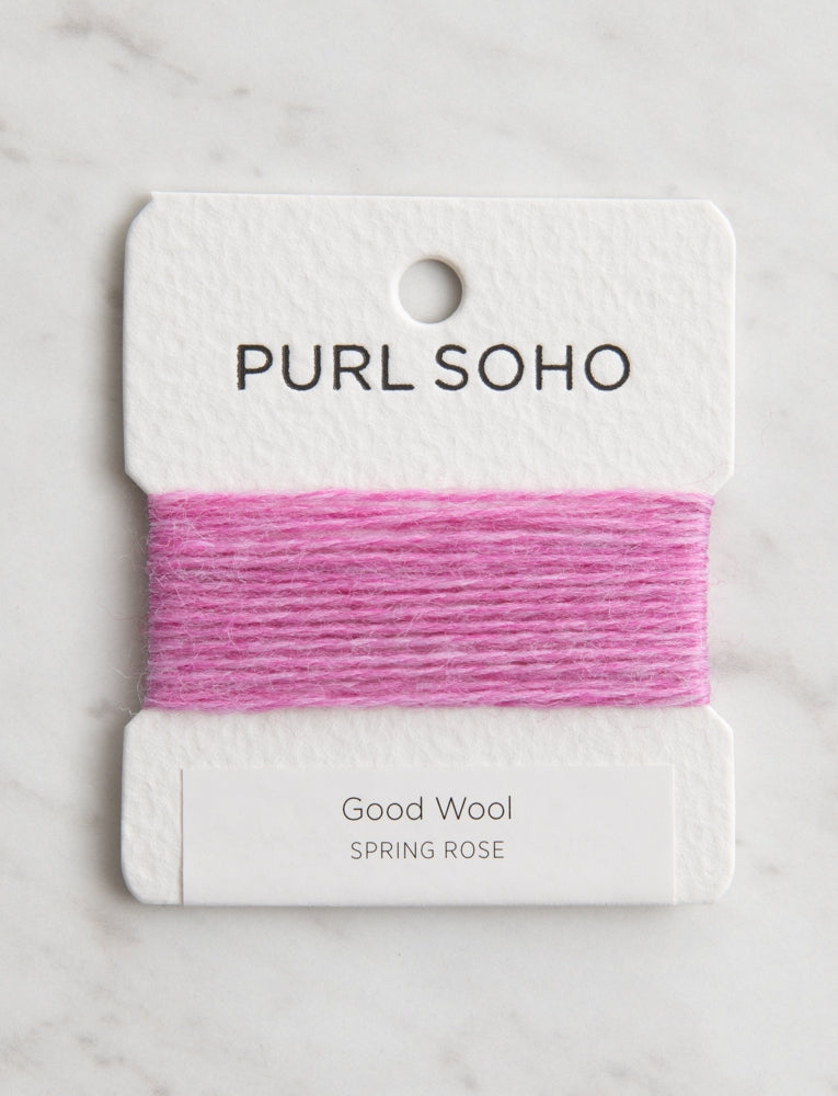 Good Wool Color Cards, Spring Rose