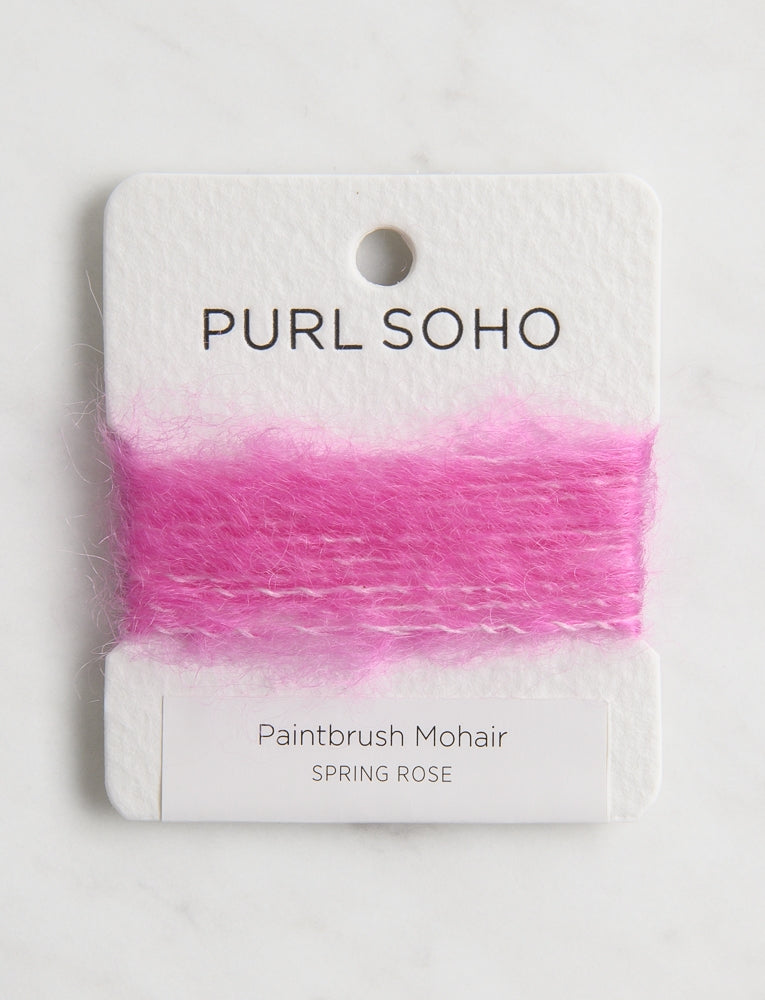 Paintbrush Mohair Color Cards, Spring Rose