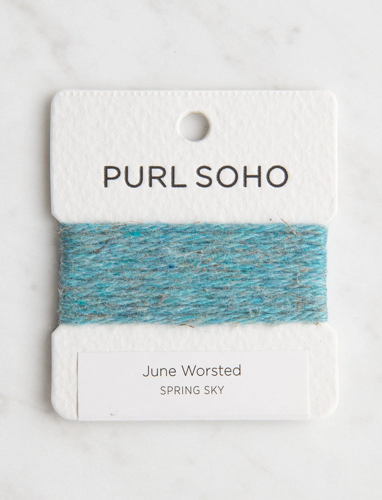 June Worsted Color Cards, Spring Sky