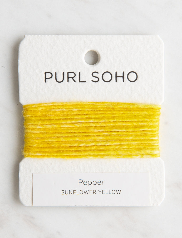 Pepper Color Cards, Sunflower Yellow