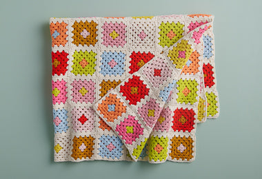 Sunny Day Granny Square Blanket