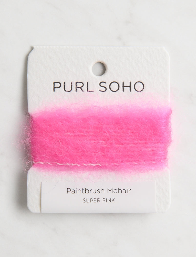 Paintbrush Mohair Color Cards, Super Pink