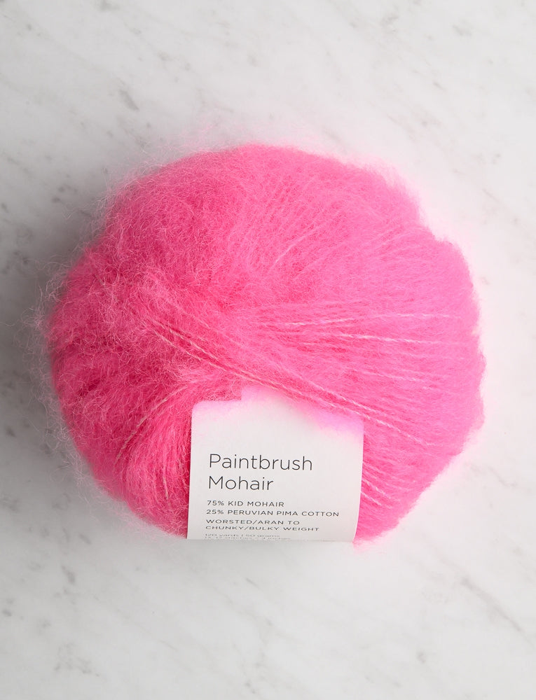 Paintbrush Mohair, Super Pink