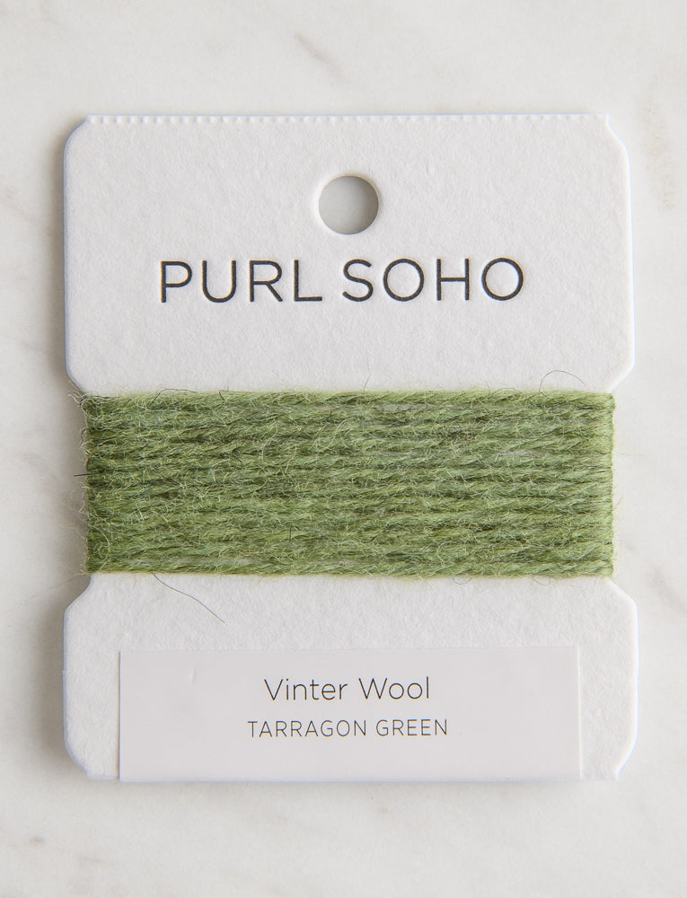 Vinter Wool Color Cards, Tarragon Green