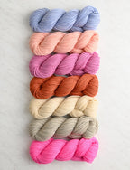 Super Easy Baby Blanket In Daily Wool Worsted Bundle, Tea Party
