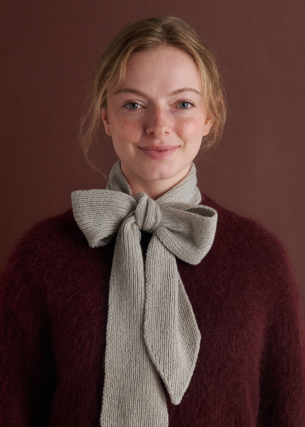 Tied With A Bow Scarf