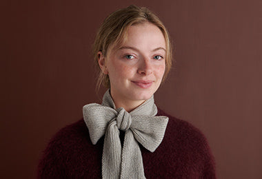 Tied With A Bow Scarf