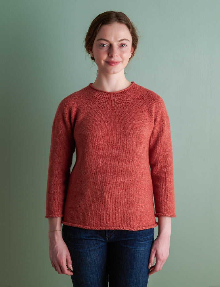 Top-Down Circular Yoke Pullover Pattern Download