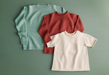 Top-Down Circular Yoke Pullover In New Yarns + Styles