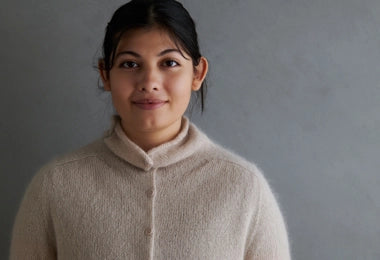 Top-Down Turtleneck Cardigan In New Yarns