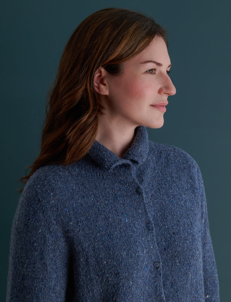 Top-Down Turtleneck Cardigan Pattern Download