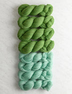 Wide Rib Wrap Bundle, Tree Frog + Bright Verdigris