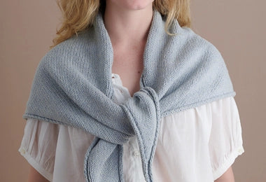 True Knit Shawl in June Worsted