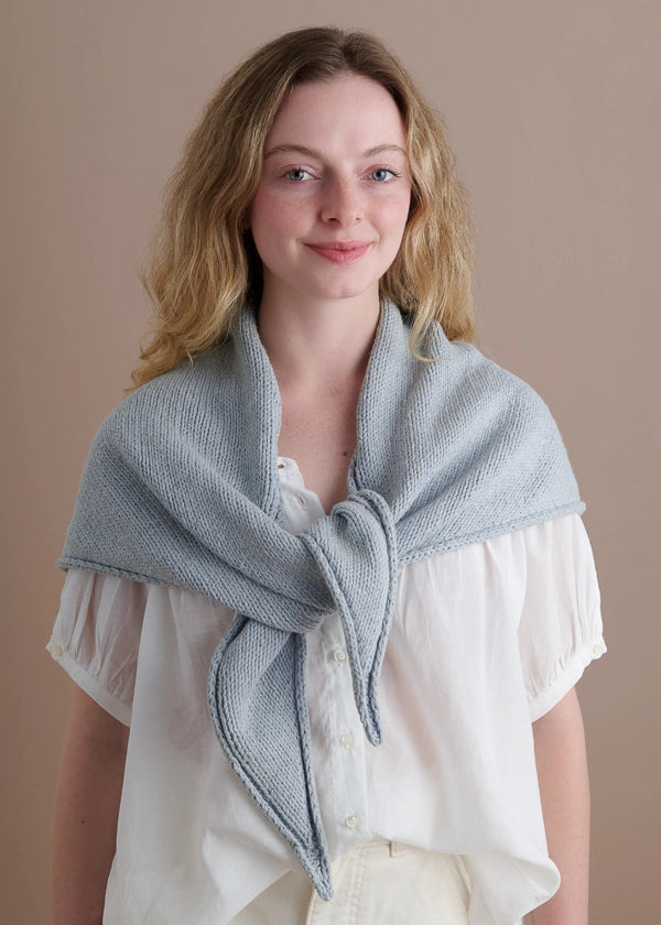 True Knit Shawl in June Worsted