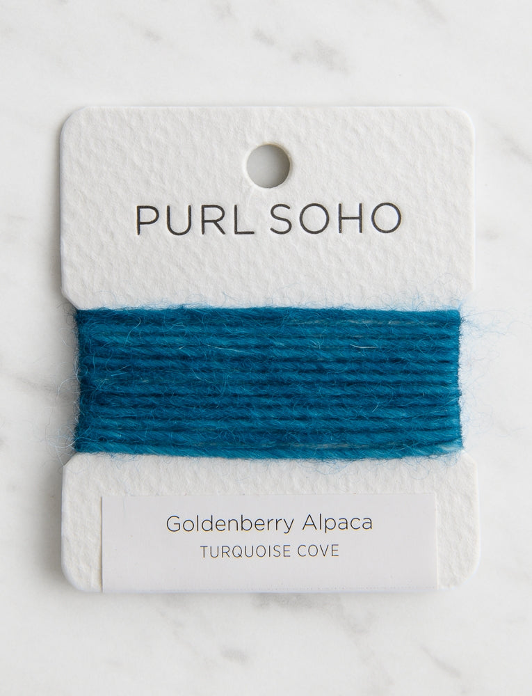 Goldenberry Alpaca Color Cards, Turquoise Cove